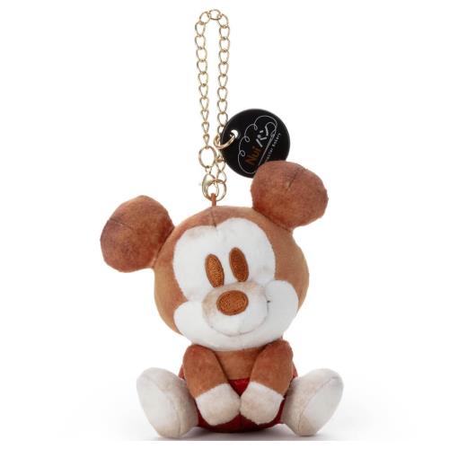 ディズニーキャラクター Nuiパン チェーンストラップマスコット キャラクターパン (すわり) ミッキーマウス ぬいぐるみ高さ約19cm