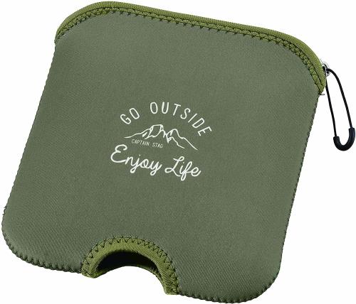 キャプテンスタッグ(CAPTAIN STAG) ホットサンドメーカー ホットサンドトースター トーストカバー オリーブ モンテ UG-3085 180×190mm