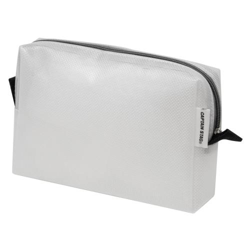 キャプテンスタッグ(CAPTAIN STAG) トラベルポーチ クリアポーチ バッグインバッグ CS スケルトンポーチ マチ付き Sサイズ UV-3013