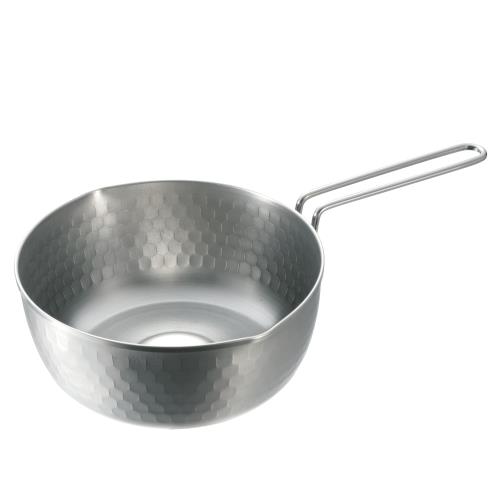 キャプテンスタッグ(CAPTAIN STAG) アウトドア キッチン用品 鍋 キャンピング 雪平鍋 18cm オール熱源..