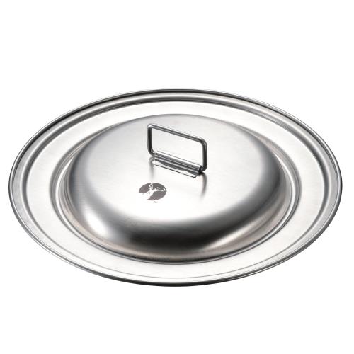 キャプテンスタッグ(CAPTAIN STAG) アウトドア キッチン用品 鍋 蓋 キャンピング 雪平鍋 15・18cm用蓋 ..