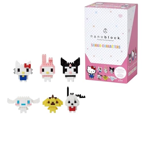 カワダ(Kawada) ナノブロック ミニナノ サンリオキャラクターズ NBMC_04S 1BOX = 6個入り、全6種類