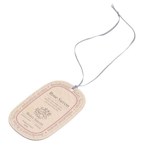 カーメイト(Carmate) 車 用 芳香剤 リラックスサボン ハンギング ローズサボン せっけん の香り 吊り下げ 3枚入り ペーパー H1801