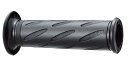 キジマ(Kijima) バイクパーツ グリップ トルネード ラバー製 121mm φ22.2mm 貫通タイプ 汎用 ブラック 201-6436