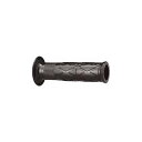 キジマ(Kijima) バイクパーツ グリップ スパイラルミニ ラバー製 110mm φ22.2mm 貫通タイプ 汎用 ブラック 201-6459