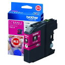 brother純正 ブラザー工業(Brother Industries) インクカートリッジマゼンタ LC111M 対応型番:MFC-J877N、MFC-J72...