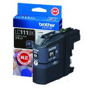 brother純正 ブラザー工業(Brother Industries) インクカートリッジブラック LC111BK 対応型番:MFC-J877N、MFC-J7...