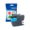 ブラザー純正 ブラザー工業(Brother Industries) インクカートリッジシアンLC412C対応型番:MFC-J7300CDW、MFC-J7100C...