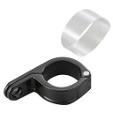デイトナ(Daytona) バイク用 ウインカーステー 35mmフォーククランプ 取付穴10mm マルチフォーククランプ ブラック 1個 69368
