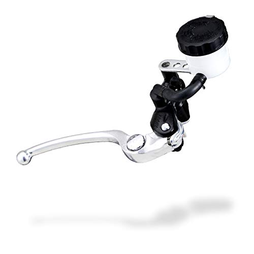 デイトナ(Daytona) NISSIN(ニッシン) バイク用 ラジアル ブレーキマスターシリンダー 縦型 φ17 (横型 14mm相当) ブラックボディ/バフクリアーレバー 79886