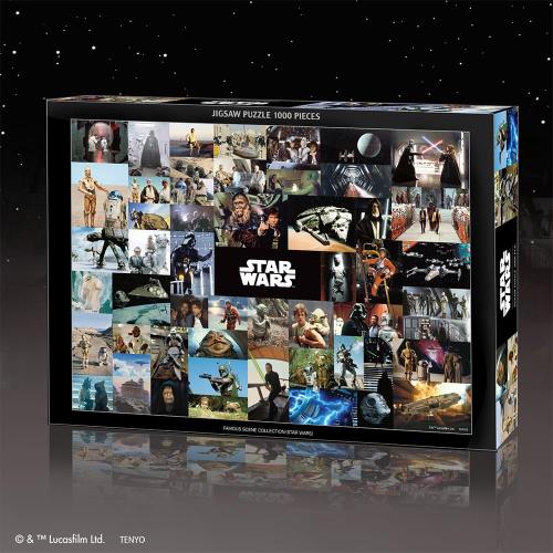 テンヨー(Tenyo) 日本製 1000ピース ジグソーパズル STAR WARS スターウォーズ FAMOUS SCENE COLLECTION (51x73.5cm) W-1000-689 のり付き ヘラ付き サービスカード付き
