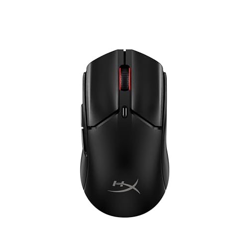 HyperX ワイヤレス ゲーミングマウス Pulsefire Haste 2ミニ PC向け 小型軽量 59g デュアルワイヤレス対応 (Bluetooth / 2.4GHz) 無線 充電式 長時間駆動バッテリー ブラック 7D388AA