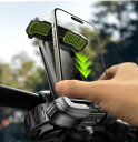 LISEN バイク スマホホルダー 自転車 スマホ 防振 片手操作 クイック取付原付バイク 電動自転車 ロードバイク 折りたたみ自転車 対応 旅行 便利グッズ ホワイトデー ・