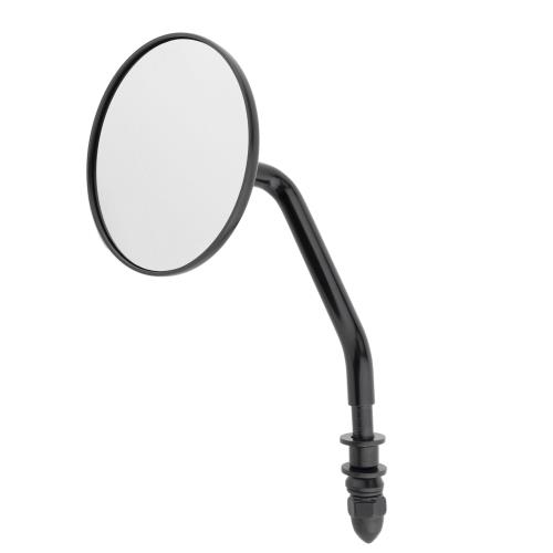 キジマ(Kijima) バイク ミラー ステム ラウンドタイプ 左側用 汎用 直径:83mm ブラック HD-07193