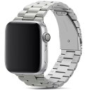 コンパチブル Apple Watch バンド 49mm 46mm 45mm 44mm 42mm プレミアムステンレススチールメタル交換バンド Apple Watch Ultra (49mm) シリーズ10 (46mm) シリーズ 9 / 8 / 7 (45mm) SE シリーズ6 シリーズ5 / 4 (44mm) シリーズ3 / 2 / 1 (42mm) 用 (シルバー)(2)