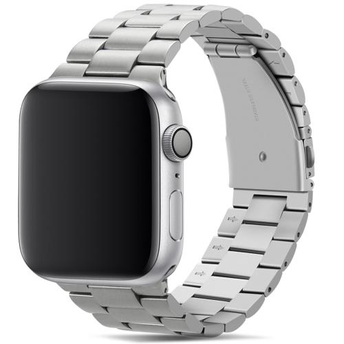 乐天商城 - コンパチブル Apple Watch バンド 42mm (シリーズ10) 41mm 40mm 38mm プレミアムステンレススチールメタル交換バンド Apple Watch シリーズ 10 (42mm) シリーズ 9 シリーズ8 / 7 (41mm) SE シリーズ6 シリーズ5 / 4 (40mm) シリーズ3 / 2 / 1 (38mm) 用 (シルバー)