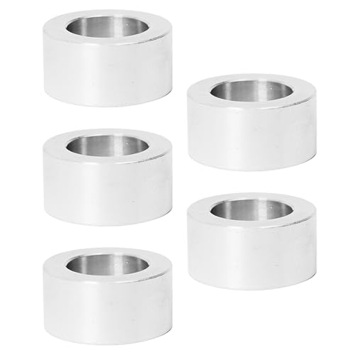 Rakuten - アルミ スペーサー 5個 M12 内径12.5mm×外径20mm×長さ10mm ネジスタンドオフブッシング プ レーン仕上げの丸型スペーサー ネジ ボルト