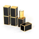 リップケース リップバーム容器 3本セット 口紅管 チューブ リップ容器 リップバームチューブ 口紅チューブ 手作り diy用 詰め替え 空ボトル 口紅手作り 容器 3