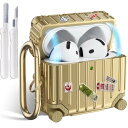 CAGOS for AirPods 4ケース 2024 エアポッツ第4世代専用カバー エアーポッズ4 ケー ス 磁気ロック付き 分離式 TPU+PC素材 えあぽ...