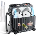 CAGOS for AirPods 4ケース 2024 エアポッツ第4世代専用カバー エアーポッズ4 ケー ス 磁気ロック付き 分離式 TPU+PC素材 えあぽ...