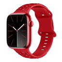 TOORQR コンパチブル Apple Watch バンド アップルウォッチ バンド エンボスローズシリコン製のApple Watch バンド 49mm 46m...