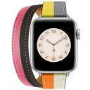コンパチブル apple watch バンド レザー 2重巻き アップルウォッチ バンド レディース 細いタイプ 40mm 41mm 38mm 44mm 45m...