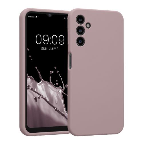 kwmobile スマホケース 対応: Samsung Galaxy A14 5G ケース - TPU シリコン カバー 耐衝撃 傷防止 - ヌードライラック