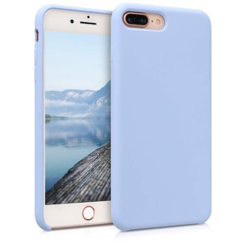 kwmobile スマホケース Apple iPhone 7 Plus/iPhone 8 Plus対応 ケース - TPU リキッド シリコン カバー - 耐衝撃 傷防止 サラサラ Case