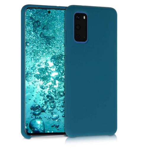 kwmobile スマホケース Samsung Galaxy S20対応 ケース - TPU リキッド シリコン カバー - 耐衝撃 傷防止 サラサラ Case