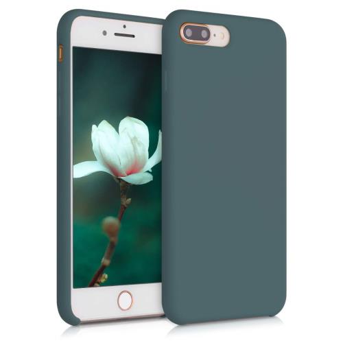 kwmobile スマホケース Apple iPhone 7 Plus/iPhone 8 Plus対応 ケース - TPU リキッド シリコン カバー - 耐衝撃 傷防止 サラサラ Case