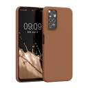 kwmobile スマホケース Xiaomi Redmi Note 11 / Note 11S対応 ケース - 耐衝撃 滑り止め ソフト TPU シリコン - モカ