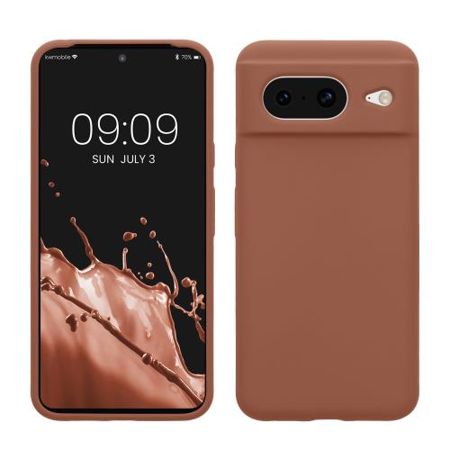 kwmobile スマホケース Google Pixel 8対応 ケース - TPU リキッド シリコン カバー - 耐衝撃 傷防止 サラサラ Case