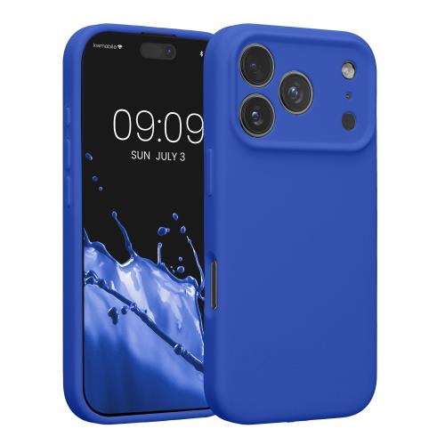 kwmobile スマホケース Apple iPhone 17 Pro対応 ケース - TPU シリコン カバー 耐衝撃 傷防止 - バルト海 ブルー