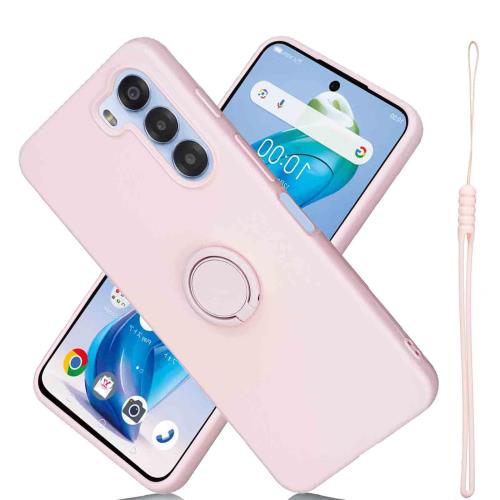 Rakuten - AnrekGalaxy A25 5G SC-53F SCG33 ケース 対応 シリコン リングケース（ピンク）ギャラクシーa25 5g 薄型 柔軟 TPU保護カバー 衝撃吸収 360度回転 車載ホルダー機能 携帯ケース ソフトカバー サムスンa25 5g Pink