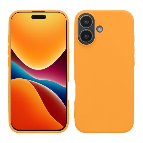 kwmobile スマホケース Apple iPhone 17対応 ケース - 耐衝撃 滑り止め ソフト TPU シリコン - フルーティー オレンジ