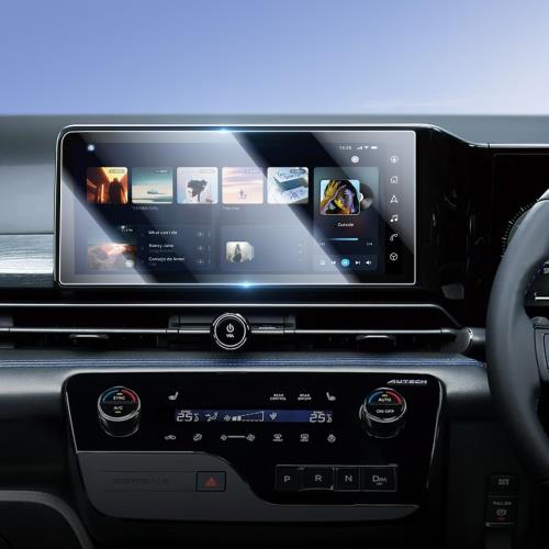 Lamicall 新型 日産 セレナ C28専用 ナビ保護ガラスフィルム 12.3インチ 1:1高精度カット 高透過率 9H強化ガラス フィルム 傷防止 高感度タッチ 撥水撥油 液晶保護フィルム 耐衝撃 反射防止 画面保護シート 自己吸着 貼付け簡単 スクリーン プロテクター カーナビ アクセサリ