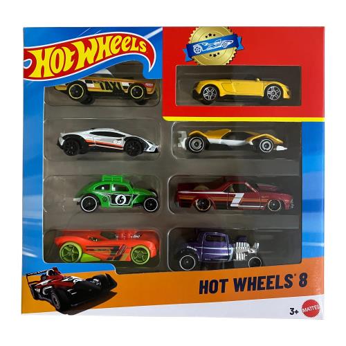 �ۥåȥ�������(Hot Wheels) 8�����ѥå� �������� ���ʪ������� �ߥ˥��� 8�楻�å� 3�Ф��� �ޥ�� HPV78