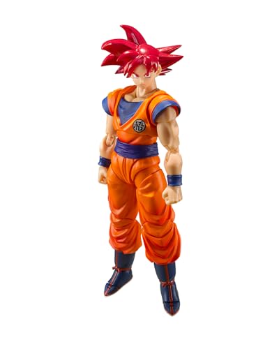 TAMASHII NATIONS SH 피규어츠 드래곤 볼 슈퍼 슈퍼 사이어인 갓 손오공-정심이 가져다주는 사이어인의 신- 약 140mm PVCABS제 도장이 끝난 가동 피규어