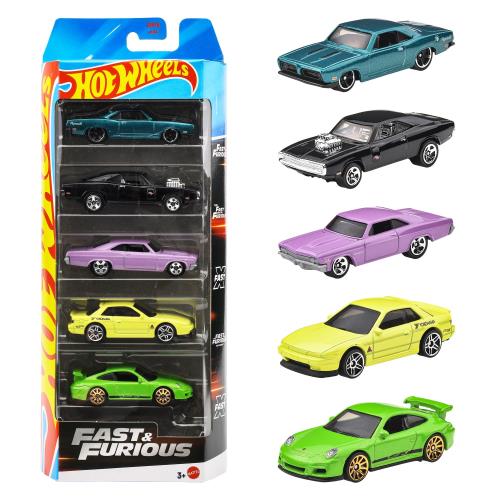 �ۥåȥ�������(Hot Wheels) �磻��ɡ����ԡ��� 5�ѥå� ���ʪ������� �ߥ˥��� 5������ 3�Ф��� �ޥ�� JDR19