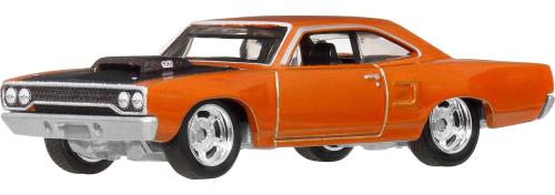 ホットウィール(Hot Wheels) ワイルド・スピード 1970 カスタム プリマス ロードランナー 乗り物おもちゃ ミニカー 3歳から オレンジ JBL87
