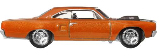 ホットウィール(Hot Wheels) ワイルド・スピード 1970 カスタム プリマス ロードランナー 乗り物おもちゃ ミニカー 3歳から オレンジ JBL87 3