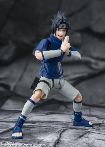 TAMASHII NATIONS S.H.フィギュアーツ NARUTO -ナルト- うちはサスケ-うちはの血を宿す天才忍者- 約135mm ABSPVC製 塗装済み可動フィギュア BAS64937