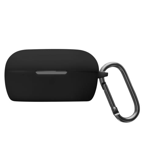kwmobile イヤホンケース Bose QuietComfort Earbuds対応 ケース - ワイヤレスイヤホン シリコン 落下防止 黒色