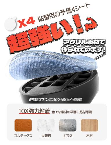 LISEN ケーブルホルダー マグネット式 8個セット ケーブルクリップ 片手操作 開閉に1秒 配線止め アクリル テープ 強力粘着 コードクリップ「-28%小さい,スーパーミニ」ケーブル 収納 引っ張り 配線整理 粘着パッド4枚付属 便利 デスク周り ガジェット USB Type-C キーボード