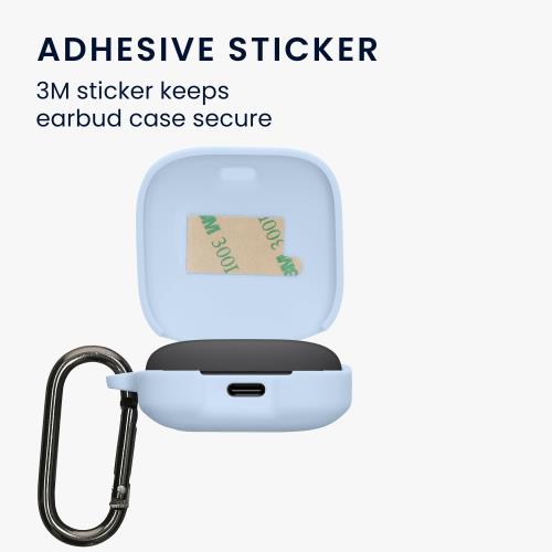 kwmobile ����ۥ󥱡��� Xiaomi Redmi Buds 6 Active �б� ������ - �磻��쥹����ۥ� ���ꥳ�� ��ɻ� �饤�ȥ֥롼