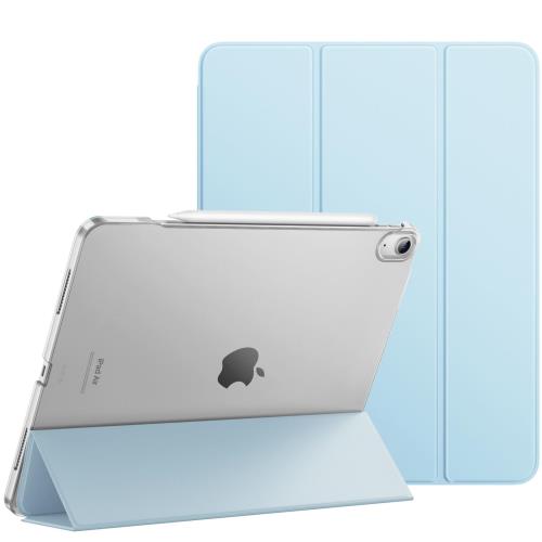 Printer Covers - MoKo iPad Air 13インチ 2025/2024 ケース iPad Air 13インチ(M3/M2) 専用手帳型カバー オートスリープ機能 Pencil Pro取付対応 三つ折りスタンド PUレザー外装 裏地マイクロファイバー SkyBlue