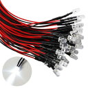 LED発光ダイオード 5mm 白 20本入り ジ