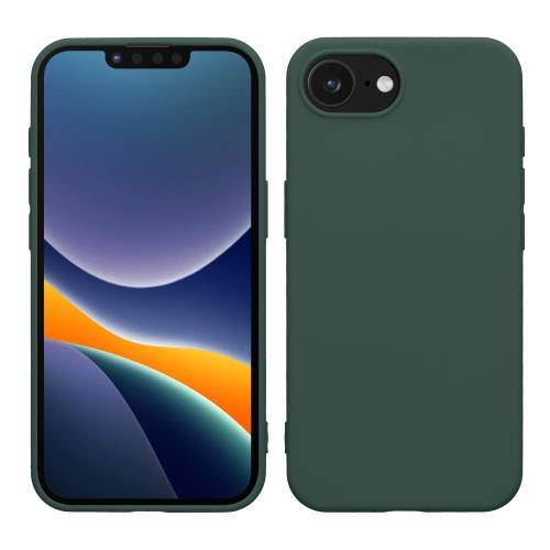 kwmobile スマホケース Apple iPhone 16e対応 ケース - 耐衝撃 滑り止め ソフト TPU シリコン - モスグリーン