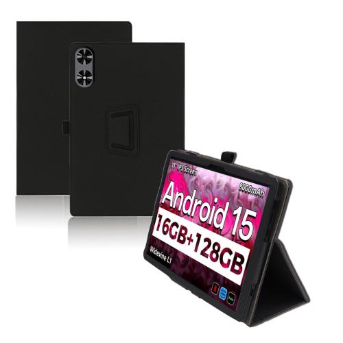 For SVITOO A1119 ケース 10.95インチ タブレット 保護ケース 高級PU 全面保護 調節可能 防水防汚 衝突防止 薄型軽量 良い手触り Greerass 長持ち スタンド機能付き タブレット ケース (ブラック)