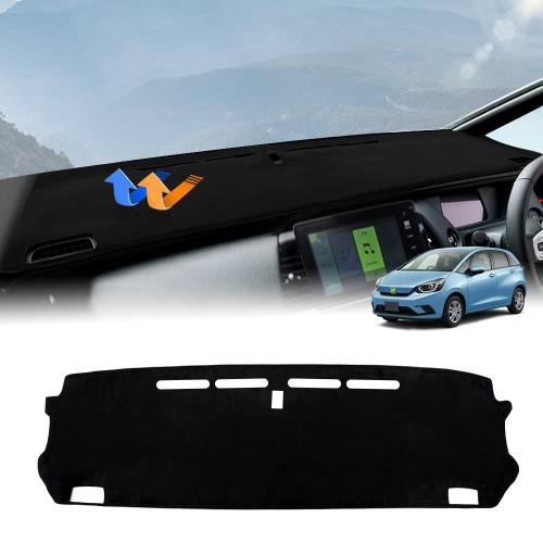 Cartist ホンダ 新型 FIT フィット ダッシュボードマット 車内 ダッシュボードカバー 車種専用設計 4代目 GR1/GR2/GR3/GR4/GR5/GR6/GR7/GR8型 2020年2月-現行 車種専用 日焼け防止 ダッシュボードライト 保護マット 耐熱性 耐久性 視界がクリア 内装パーツ インテリア アクセ